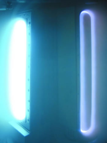 空分氣離濺射工作狀態(tài)